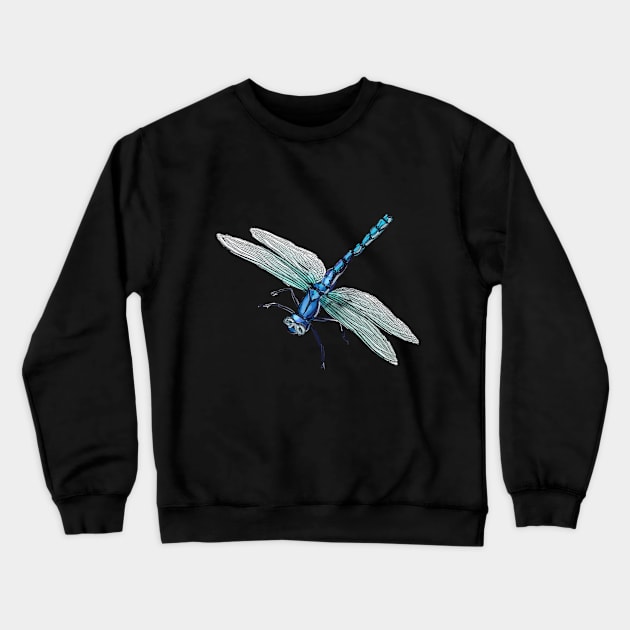 Dragonfly Crewneck Sweatshirt by PeggyNovak